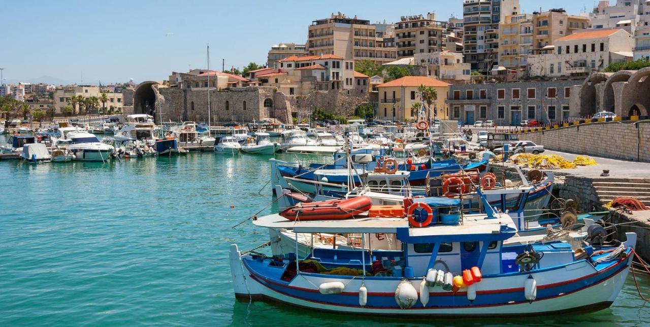 Koules Sea View City Apartment Heraklion  ภายนอก รูปภาพ
