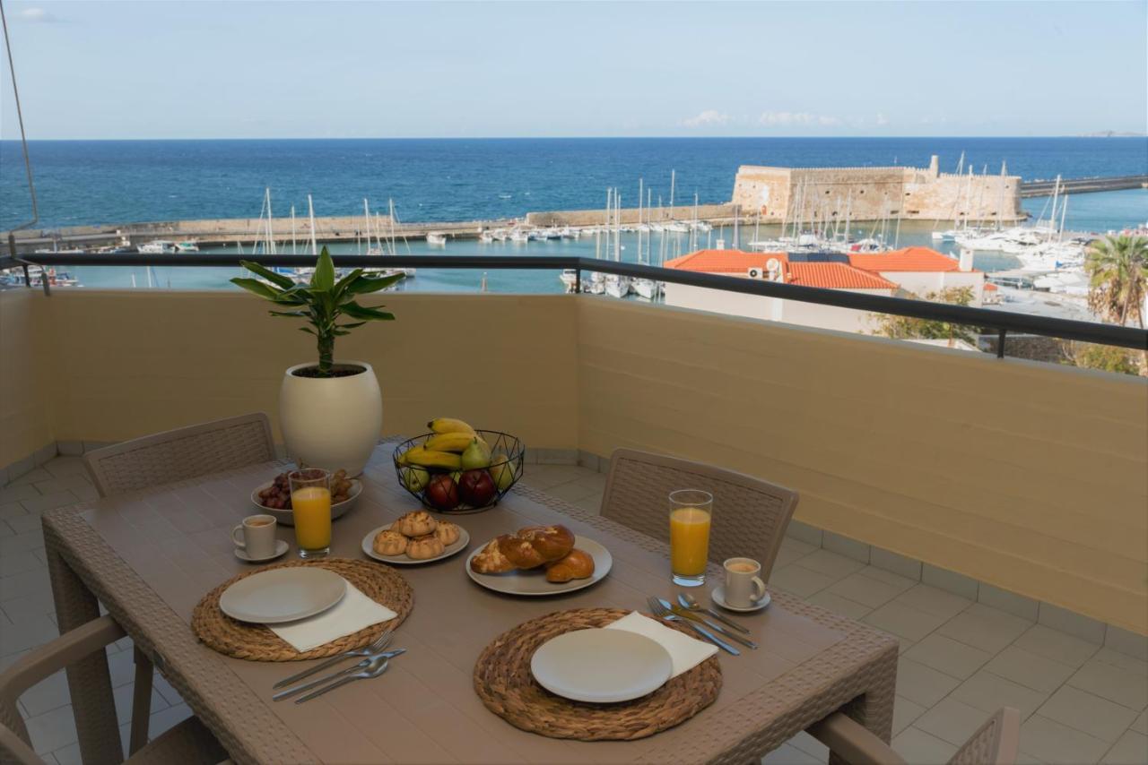 Koules Sea View City Apartment Heraklion  ภายนอก รูปภาพ